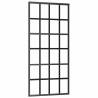 Sliding Door with Black Hardware Set - 90x205 cm ESG Glass