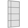 Sliding Door with Hardware Set Black - 102.5x205 cm ESG Glass