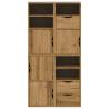 ODDA Side Cabinets - 4 pcs Solid Wood Pine | Classic Charm