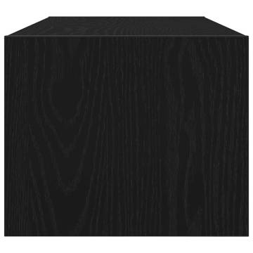 Stylish TV Cabinet Black Oak - Space-Saving Design