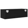 Stylish TV Cabinet Black Oak - Space-Saving Design