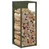 Olive Green Firewood Rack | Durable Cold-Rolled Steel