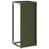 Olive Green Firewood Rack | Durable Cold-Rolled Steel