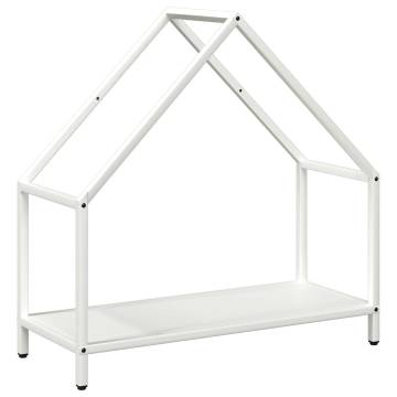 Firewood Rack White 60x25x60 cm - Sturdy Steel Storage