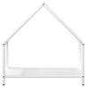 Firewood Rack White 60x25x60 cm - Sturdy Steel Storage