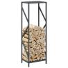 Firewood Rack Anthracite - Durable Cold-Rolled Steel Storage