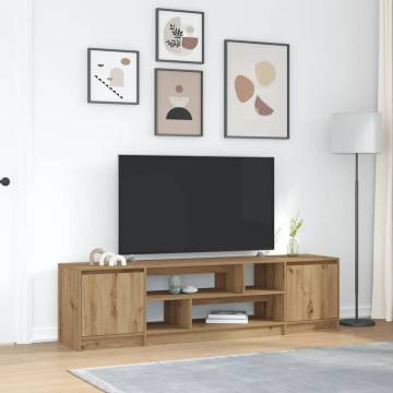 TV Cabinet Artisan Oak - Stylish & Practical Storage Solution