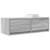 Stylish Grey Sonoma TV Cabinets - Set of 2 | HipoMarket