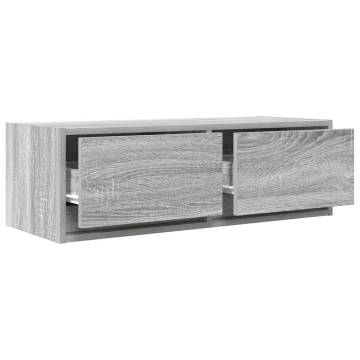 Stylish Grey Sonoma TV Cabinets - Set of 2 | HipoMarket