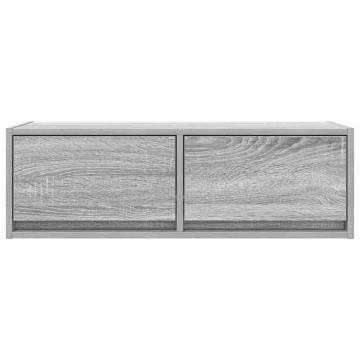 Stylish Grey Sonoma TV Cabinets - Set of 2 | HipoMarket