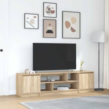 Sonoma Oak TV Cabinet - Stylish & Durable | HipoMarket UK