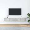 TV Cabinets 2 pcs Concrete Grey - Stylish and Durable Design