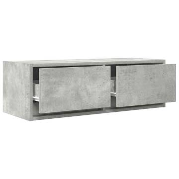 TV Cabinets 2 pcs Concrete Grey - Stylish and Durable Design