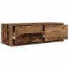 TV Cabinet Old Wood - Space-Saving Engineered Wood Solution