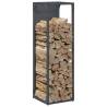 Firewood Rack Anthracite 25x25x80 cm - Sturdy Steel Storage