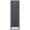 Firewood Rack Anthracite 25x25x80 cm - Sturdy Steel Storage