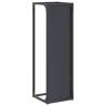 Firewood Rack Anthracite 25x25x80 cm - Sturdy Steel Storage