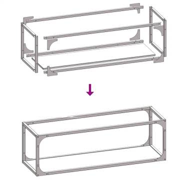 Firewood Rack Anthracite 25x25x80 cm - Sturdy Steel Storage