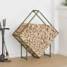  Firewood Rack Olive Green 100x25x100 cm Cold-rolled steel Size 100 x 25 x 100 cm Colour olive green 