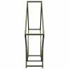 Olive Green Firewood Rack - Sturdy Cold-Rolled Steel 100x25x100 cm