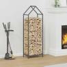  Firewood Rack Anthracite 40x25x120 cm Cold-rolled steel Size 40 x 25 x 120 cm Colour anthracite 