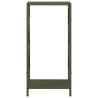 Olive Green Firewood Rack - Durable & Stylish Storage Solution