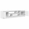 Stylish White TV Cabinet - 188.5x41x50 cm | HIPO Market