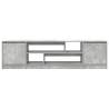 Stylish Concrete Grey TV Cabinet - 188.5x41x50 cm