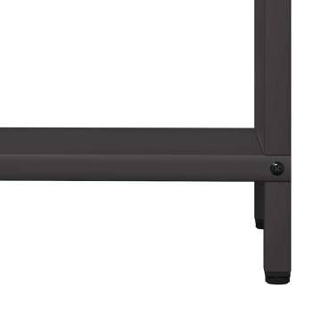 Sturdy Black Firewood Rack 60x25x60 cm - Cold-Rolled Steel