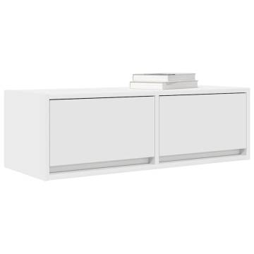 Stylish White TV Cabinet - 80x31x25.5 cm - Durable Design