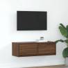  TV Cabinet Brown Oak 80x31x25.5 cm Engineered Wood Colour brown oak Size 80 x 31 x 25.5 cm Quantity in Package 1 