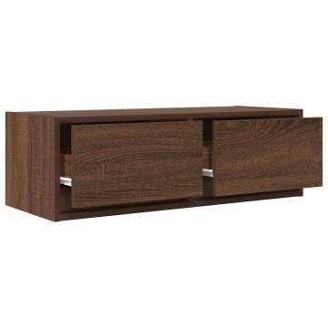 Elegant Brown Oak TV Cabinet - 80x31 cm | HipoMarket