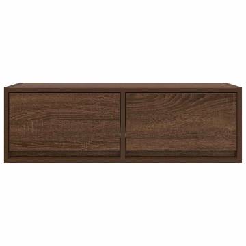 Elegant Brown Oak TV Cabinet - 80x31 cm | HipoMarket