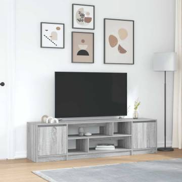 TV Cabinet Grey Sonoma - Stylish & Spacious Storage | Hipo Market