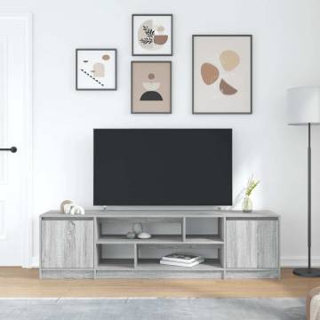 TV Cabinet Grey Sonoma - Stylish & Spacious Storage | Hipo Market