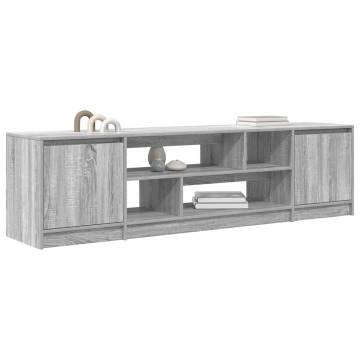 TV Cabinet Grey Sonoma - Stylish & Spacious Storage | Hipo Market