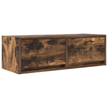 Smoked Oak TV Cabinet - Stylish & Space-Saving Design