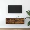 Smoked Oak TV Cabinet - Stylish & Space-Saving Design