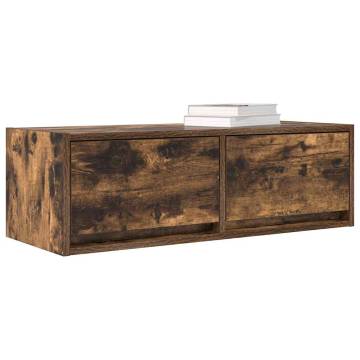 Smoked Oak TV Cabinet - Stylish & Space-Saving Design