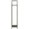 Olive Green Firewood Rack - Durable Cold-Rolled Steel 40x25x120 cm