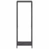 Firewood Rack Black 34x25x100 cm | Durable Steel Design