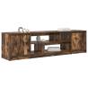 Stylish Smoked Oak TV Cabinet - Ample Storage & Durable Design