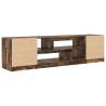 Stylish Smoked Oak TV Cabinet - Ample Storage & Durable Design