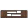 Brown Oak TV Cabinet - Stylish Storage for Your Living Room