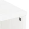 ODDA White Side Cabinets - 5 pcs Solid Pine Storage Solution