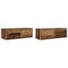 Stylish Old Wood TV Cabinets - 2 pcs | HipoMarket