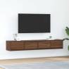 Stylish Brown Oak TV Cabinets - 2 pcs | Hipomarket