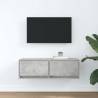 TV Cabinet Concrete Grey - Space-Saving Engineered Wood