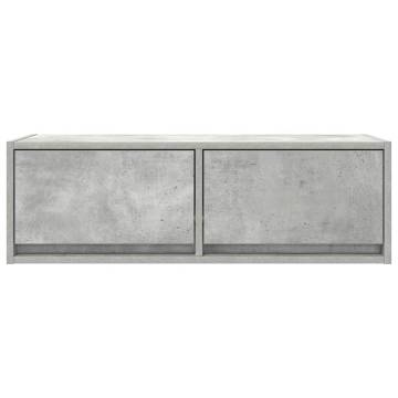 TV Cabinet Concrete Grey - Space-Saving Engineered Wood