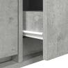 TV Cabinet Concrete Grey - Space-Saving Engineered Wood